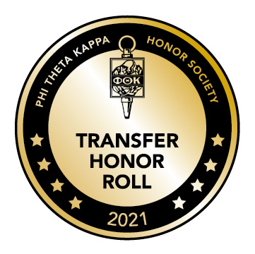 2021 Transfer Honor Roll badge